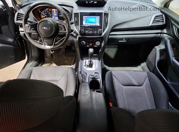 4S3GTAD61K3707684 2019 SUBARU IMPREZA Gray Dashboard view