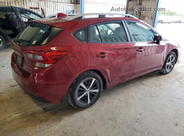 4S3GTAD61L3732988 2020 SUBARU IMPREZA Burgundy Tył prawy