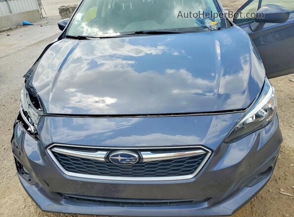 4S3GTAD62H3751900 2017 SUBARU IMPREZA Серый Вид задней части салона