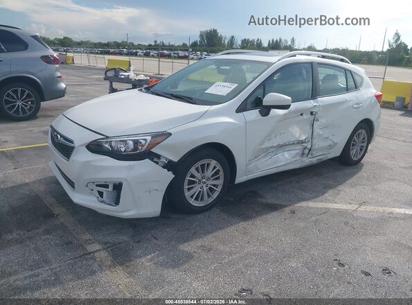 4S3GTAD62J3735346 2018 SUBARU IMPREZA White Front left