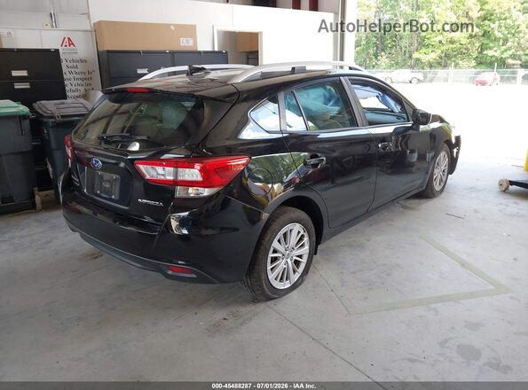 4S3GTAD62J3746248 2018 SUBARU IMPREZA Black Tył prawy