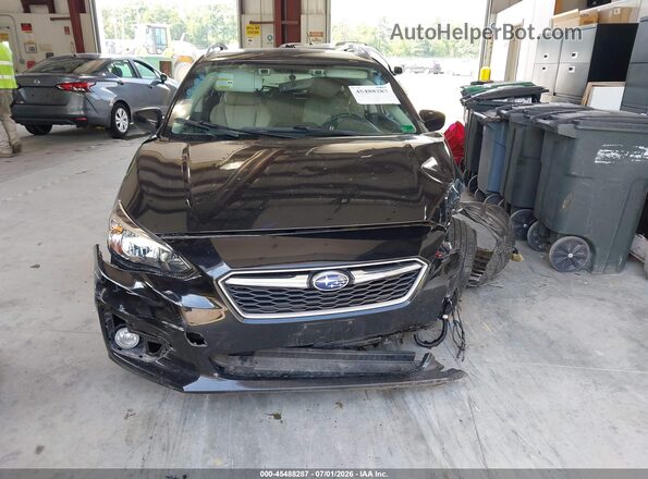 4S3GTAD62J3746248 2018 SUBARU IMPREZA Black Widok zestawu wskaźników