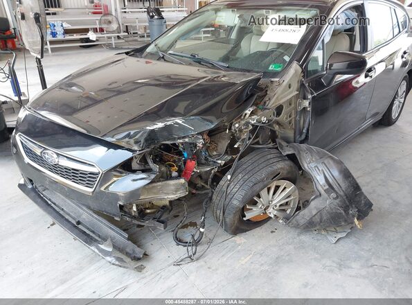 4S3GTAD62J3746248 2018 SUBARU IMPREZA Black Widok z przodu
