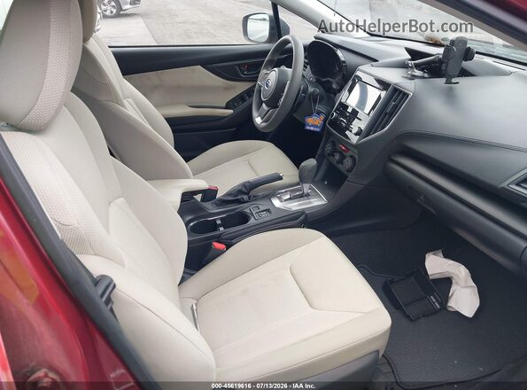 4S3GTAD62P3704025 2023 SUBARU IMPREZA Red Vista interior delantera
