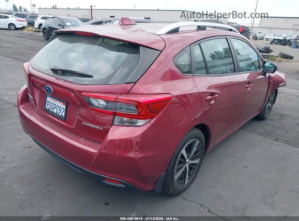 4S3GTAD62P3704025 2023 SUBARU IMPREZA Red Trasero derecho