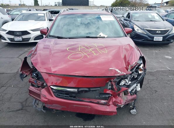 4S3GTAD62P3704025 2023 SUBARU IMPREZA Red Vista interior trasera