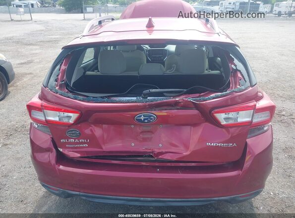 4S3GTAD63J3723321 2018 SUBARU IMPREZA Red 