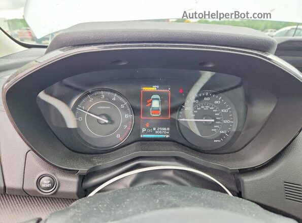 4S3GTAD63M3702005 2021 SUBARU IMPREZA Silver Widok zestawu wskaźników