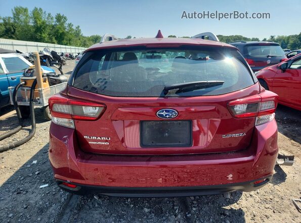 4S3GTAD63M3703431 2021 SUBARU IMPREZA Red Widok z tyłu