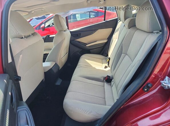 4S3GTAD63M3703431 2021 SUBARU IMPREZA Red Widok tylnych siedzeń