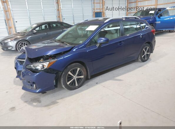 4S3GTAD63P3710562 2023 SUBARU IMPREZA Blue Передня ліва чверть