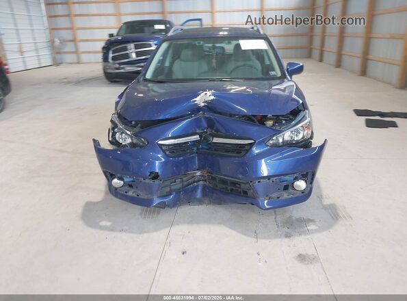 4S3GTAD63P3710562 2023 SUBARU IMPREZA Blue Вид щитка приладів