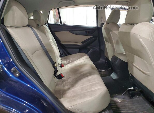 4S3GTAD64H3726142 2017 SUBARU IMPREZA Blue Вид задньої частини салону