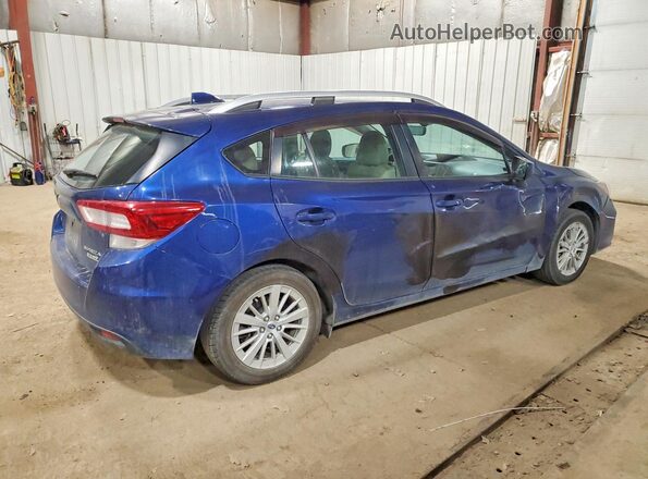 4S3GTAD64H3726142 2017 SUBARU IMPREZA Blue Задня права чверть