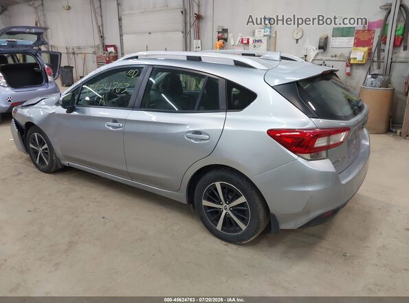 4S3GTAD64K3719327 2019 SUBARU IMPREZA Silver Trasero izquierdo