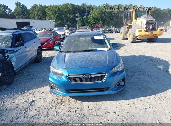 4S3GTAD64K3735303 2019 SUBARU IMPREZA Blue Սարքավորումների վահանակի տեսք