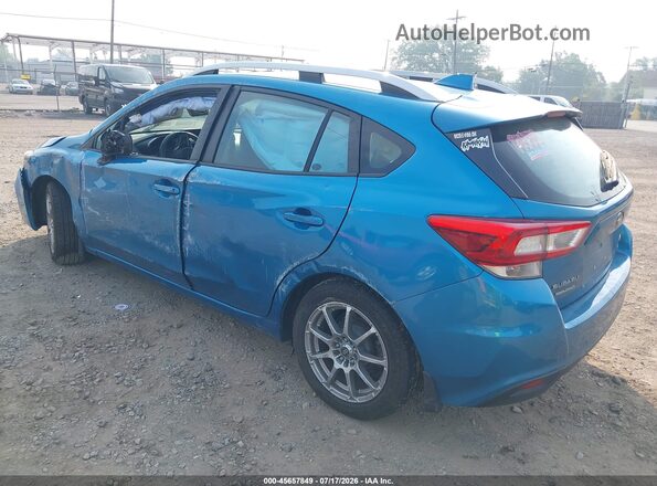 4S3GTAD65J3722056 2018 SUBARU IMPREZA Blue Задня ліва чверть