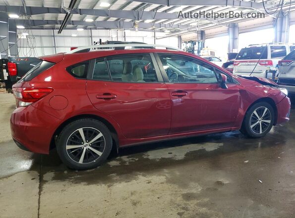 4S3GTAD65L3729592 2020 SUBARU IMPREZA Red Rear right
