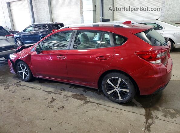 4S3GTAD65L3729592 2020 SUBARU IMPREZA Red Rear left