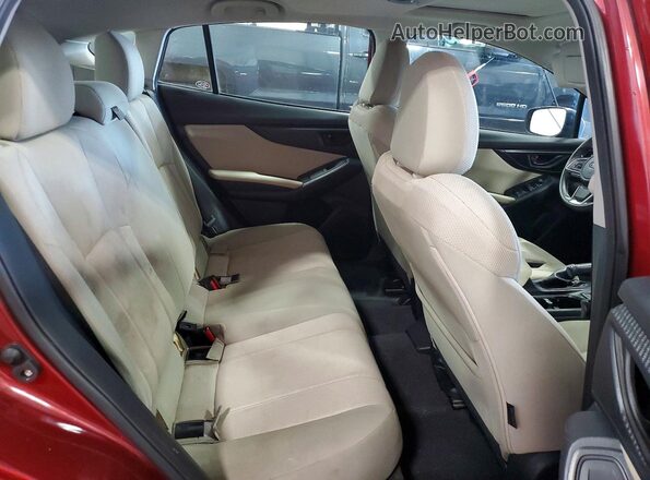4S3GTAD65L3729592 2020 SUBARU IMPREZA Red Rear seats view