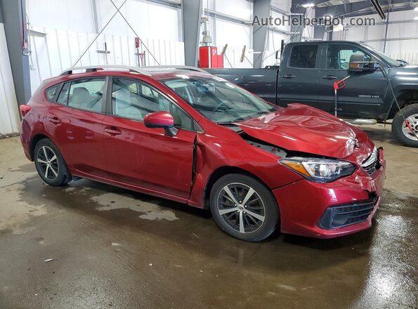 4S3GTAD65L3729592 2020 SUBARU IMPREZA Red Front right