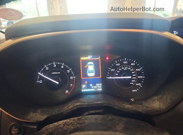 4S3GTAD66K3701427 2019 SUBARU IMPREZA White Vista del cuadro de instrumentos