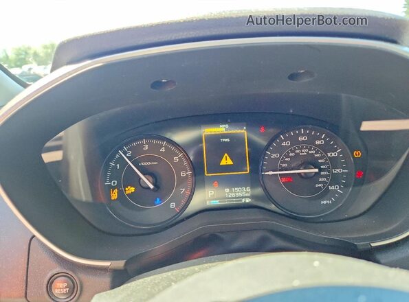 4S3GTAD67H3700330 2017 SUBARU IMPREZA White Սարքավորումների վահանակի տեսք