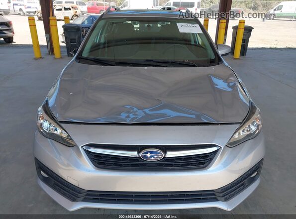 4S3GTAD67N3706401 2022 SUBARU IMPREZA Silver Vista del cuadro de instrumentos