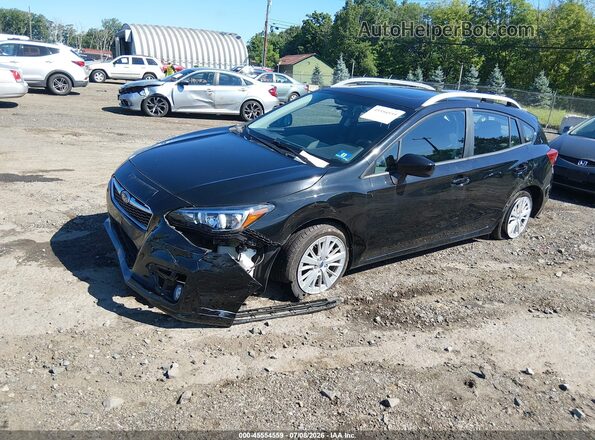 4S3GTAD68J3715442 2018 SUBARU IMPREZA Black Front left
