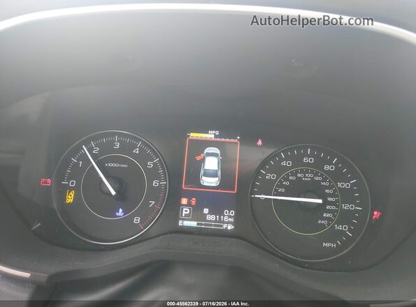 4S3GTAD68K3707729 2019 SUBARU IMPREZA Black Widok tylnych siedzeń