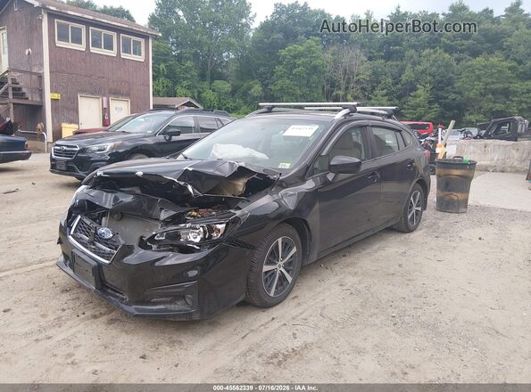 4S3GTAD68K3707729 2019 SUBARU IMPREZA Black Przód lewy