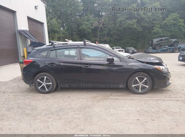 4S3GTAD68K3707729 2019 SUBARU IMPREZA Black Widok wnętrza z tyłu