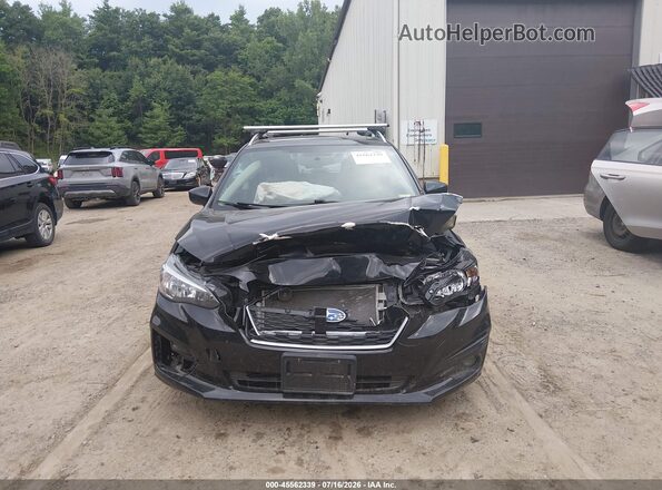 4S3GTAD68K3707729 2019 SUBARU IMPREZA Black Widok zestawu wskaźników