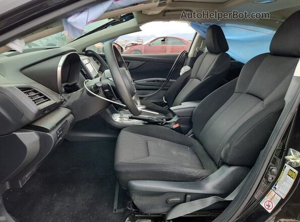 4S3GTAD68L3701642 2020 SUBARU IMPREZA Черный Вид салона спереди