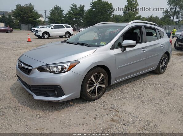 4S3GTAD68M3714375 2021 SUBARU IMPREZA Silver Передня ліва чверть