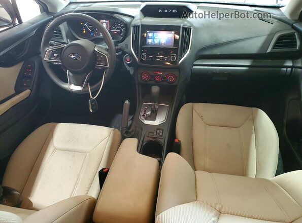 4S3GTAD68N3728679 2022 SUBARU IMPREZA Black წინა პანელის ხედი