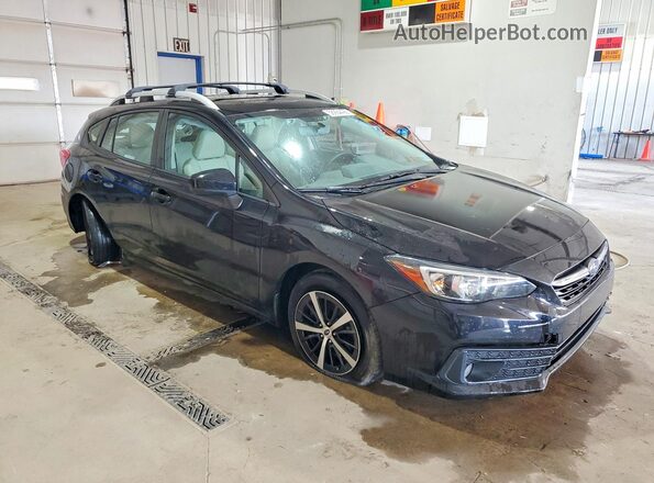 4S3GTAD68N3728679 2022 SUBARU IMPREZA Black წინა მარჯვენა