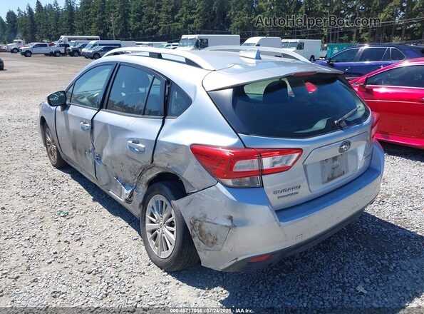 4S3GTAD69H3740635 2017 SUBARU IMPREZA Silver Trasero izquierdo