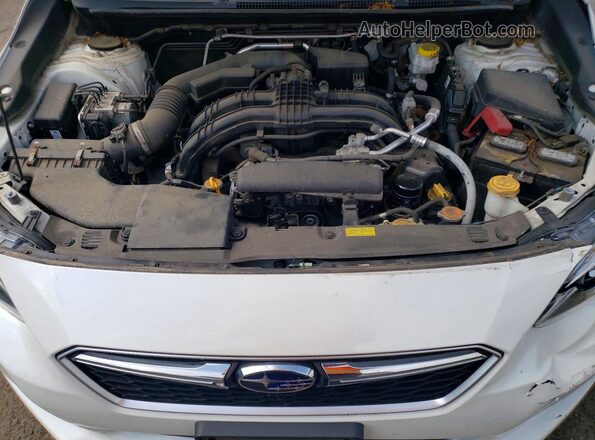 4S3GTAD6XK3718604 2019 SUBARU IMPREZA White უკანა სალონის ხედი