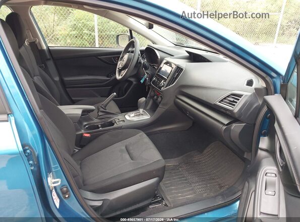 4S3GTAD6XK3756804 2019 SUBARU IMPREZA Blue Front interior view