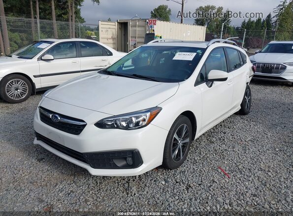 4S3GTAD6XM3717102 2021 SUBARU IMPREZA White Передня ліва чверть