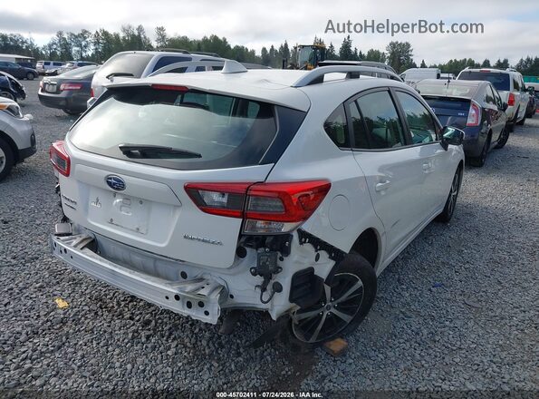 4S3GTAD6XM3717102 2021 SUBARU IMPREZA White Задня права чверть