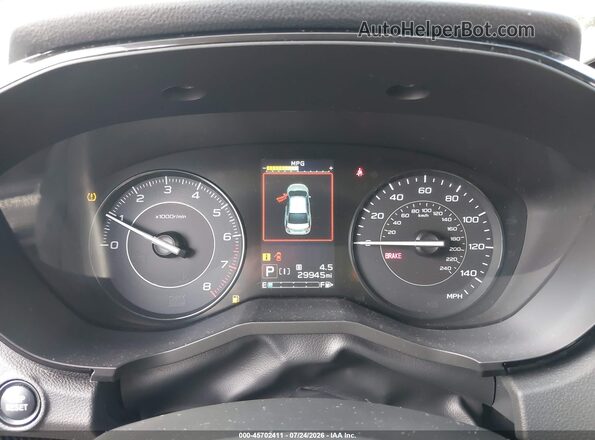 4S3GTAD6XM3717102 2021 SUBARU IMPREZA White Вид задніх сидінь