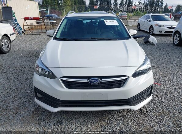4S3GTAD6XM3717102 2021 SUBARU IMPREZA White Вид задньої частини салону