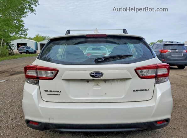4S3GTAE64H3752500 2017 SUBARU IMPREZA White Widok z tyłu