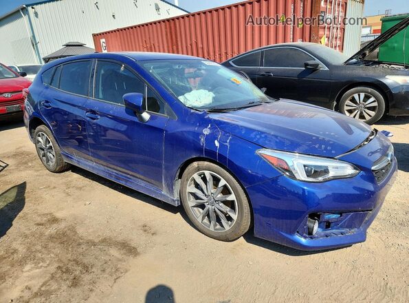 4S3GTAG63P3708919 2023 SUBARU IMPREZA Blue Delantero derecho