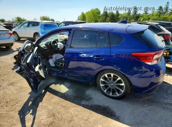 4S3GTAG63P3708919 2023 SUBARU IMPREZA Blue Trasero izquierdo