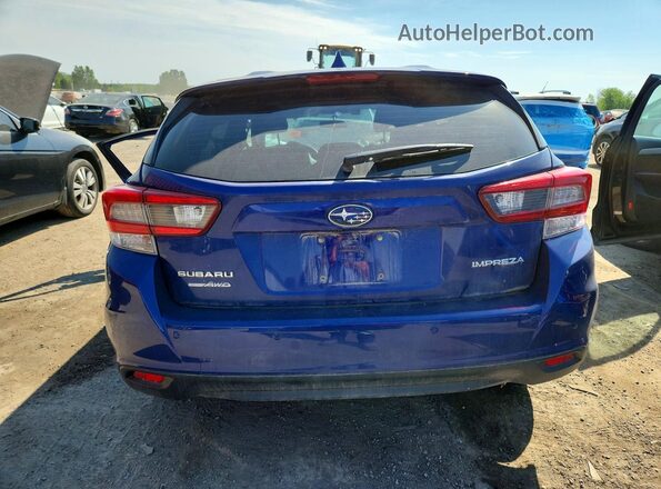4S3GTAG63P3708919 2023 SUBARU IMPREZA Blue Vista trasera