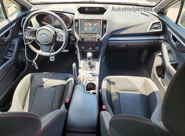 4S3GTAK65H3720806 2017 SUBARU IMPREZA White Dashboard view