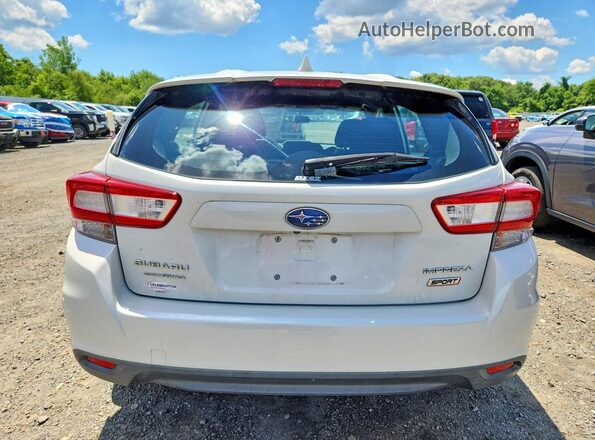 4S3GTAK65H3720806 2017 SUBARU IMPREZA White Rear view